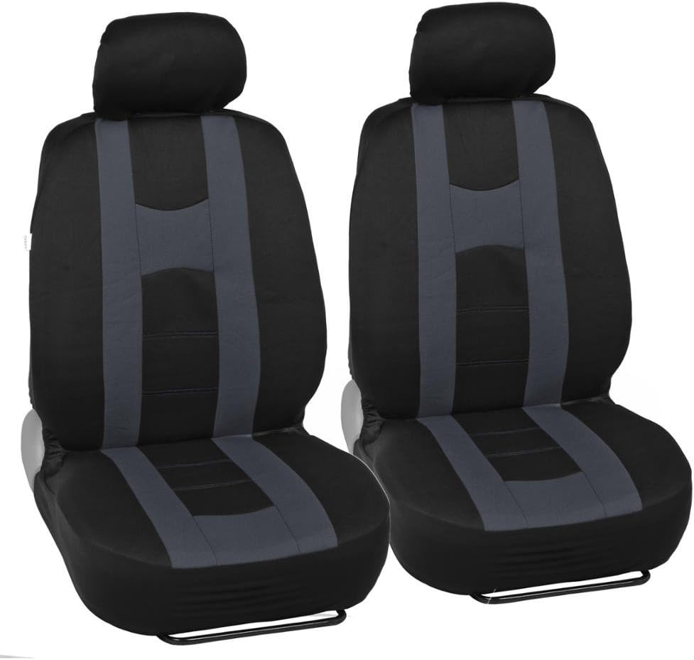 Charcoal Gray Car Seat Cover and Mat Set - Image 2