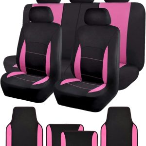 Car Seat Cover and Floor Mat Combo Set