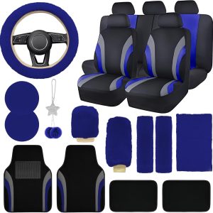 21-Piece Car Interior Accessories Set with Covers