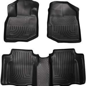 3-Piece Black Car Floor Mats Set