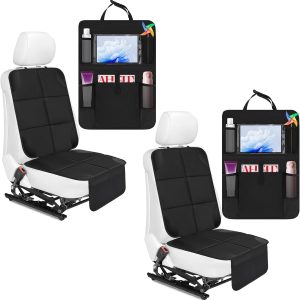 4-Piece Car Seat Protector and Organizer Set