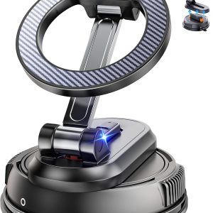 2-IN-1 Car Phone Holder for 【28 Strong Magnets】Magnetic Phone Holder for Car Phone Mount【360°】Phone Holders for Your Car Accessories for Women Men