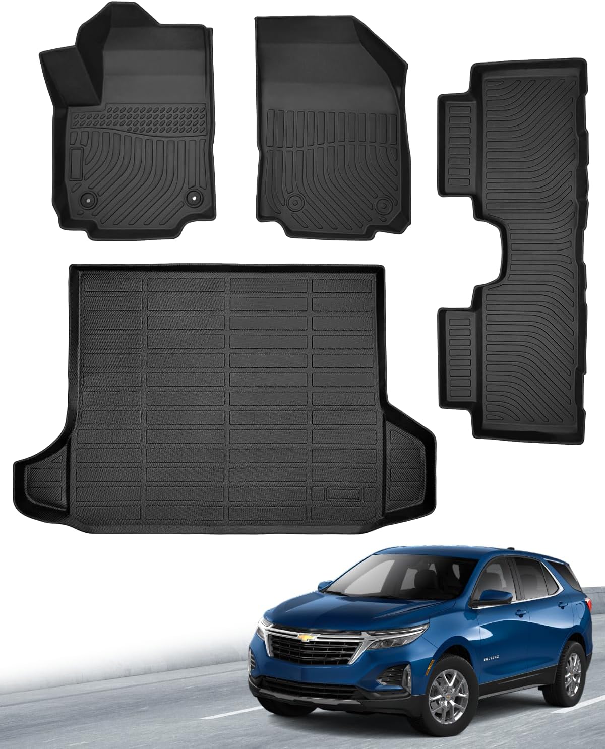 All Weather Cargo Liner and Floor Mat Set