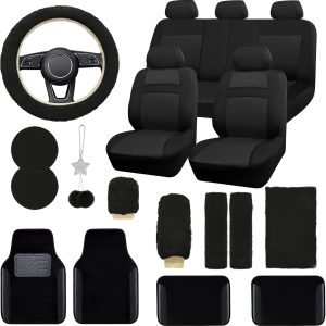 Full Car Seat Cover Set with Waterproof Floor Mats
