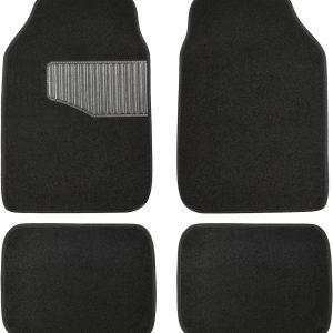 Universal Rubber Floor Mats Set, Anti-Slip Waterproof