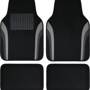 Leather Sport Style Car Floor Mats, Universal Fit