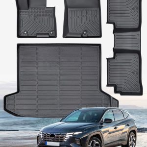 Custom Fit All Weather Car Floor Mat Set