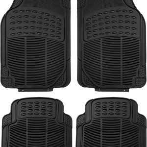 Heavy Duty Rubber Car Floor Mats, Universal Fit