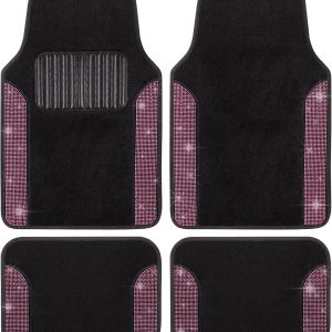 Crystal Rhinestone Car Floor Mats, Decorative Style